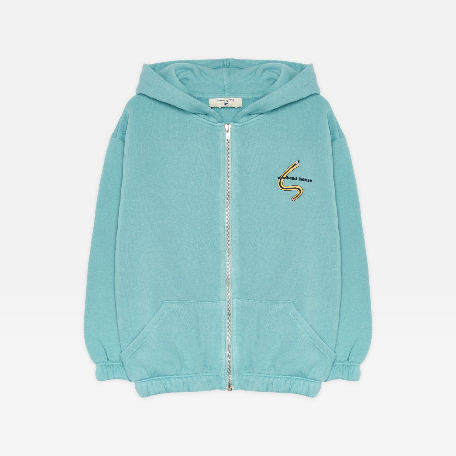 Boys & Girls Turquoise Zip-Up Top