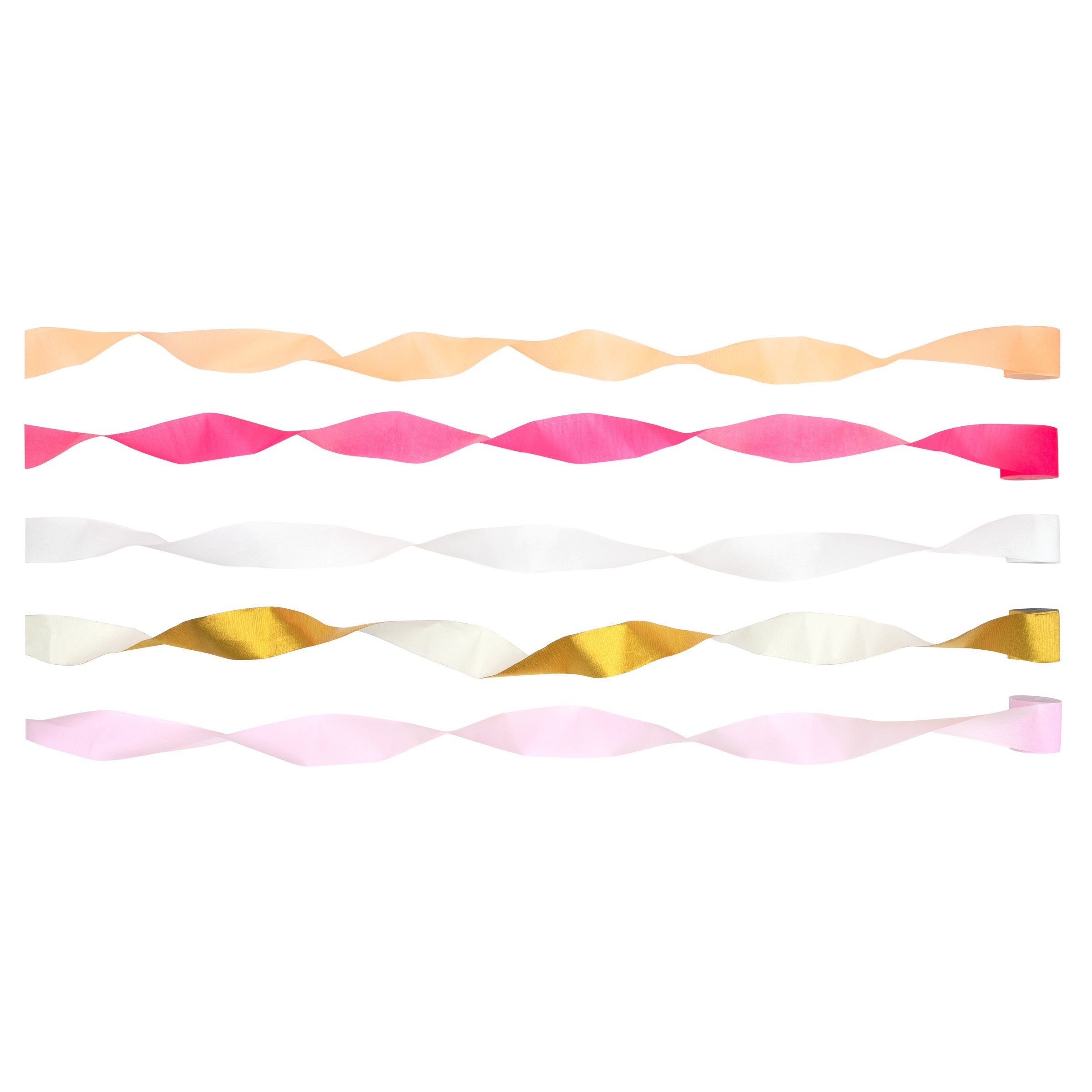 Pink Crepe Paper Streamers