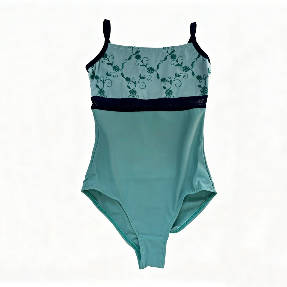 Girls Green "BRIGID" Ballet Onesies(KC17038-C78/L16+TRD14+TP27)