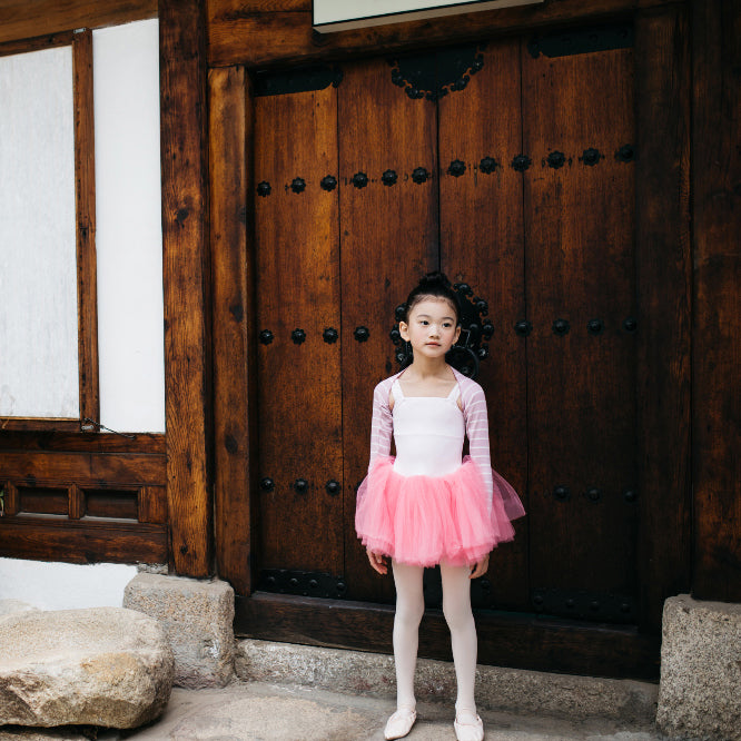Girls Pink Ballet Onesies