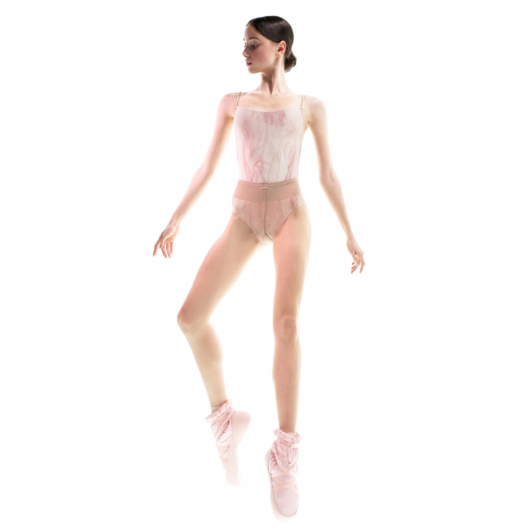 Girls Light Pink Ballet Onesies