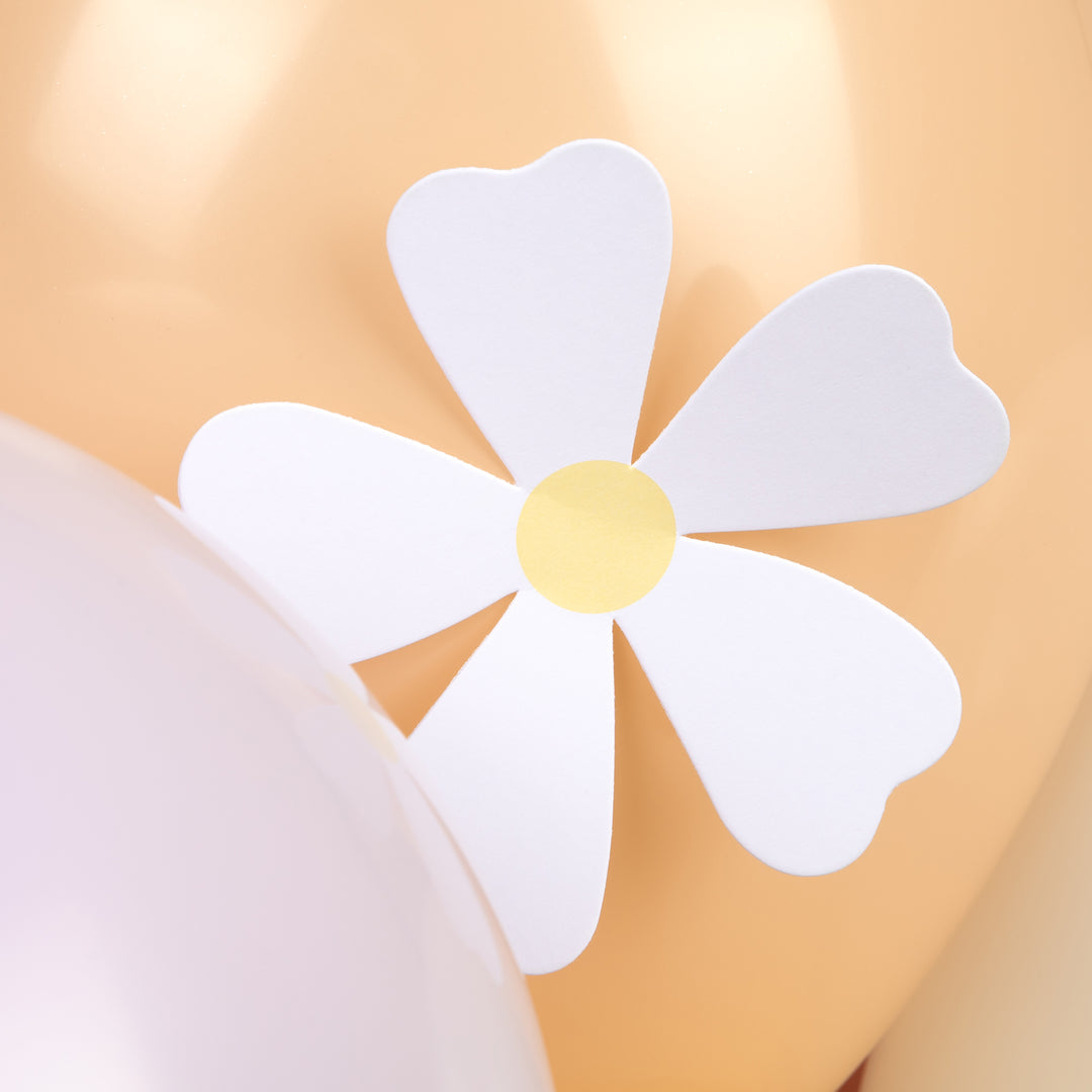 Pastel Daisy Balloon Garland (51 balloons)
