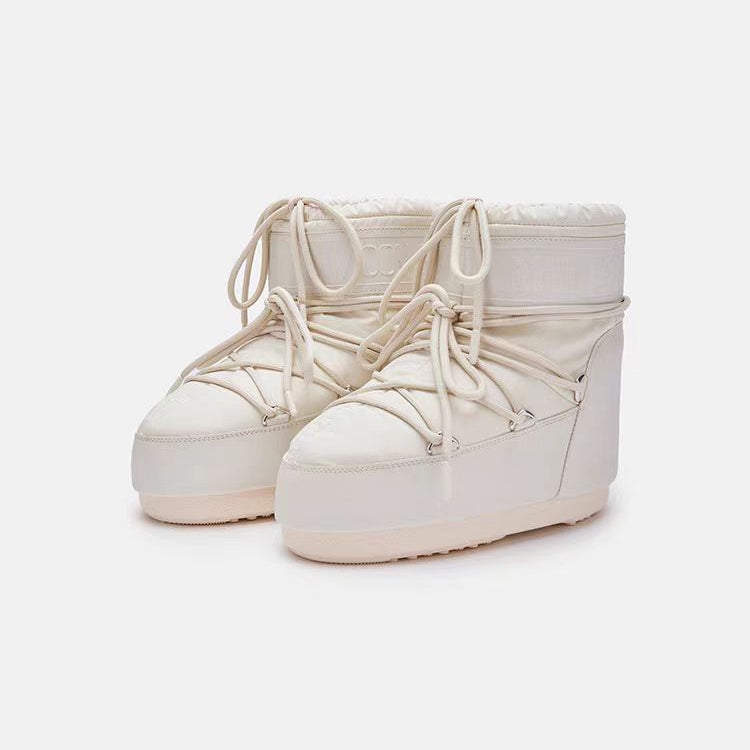 Adult White "ICON LOW" Boots