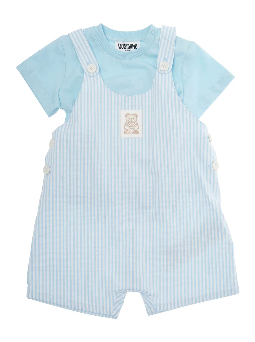 T-SHIRT+ DUNGAREES