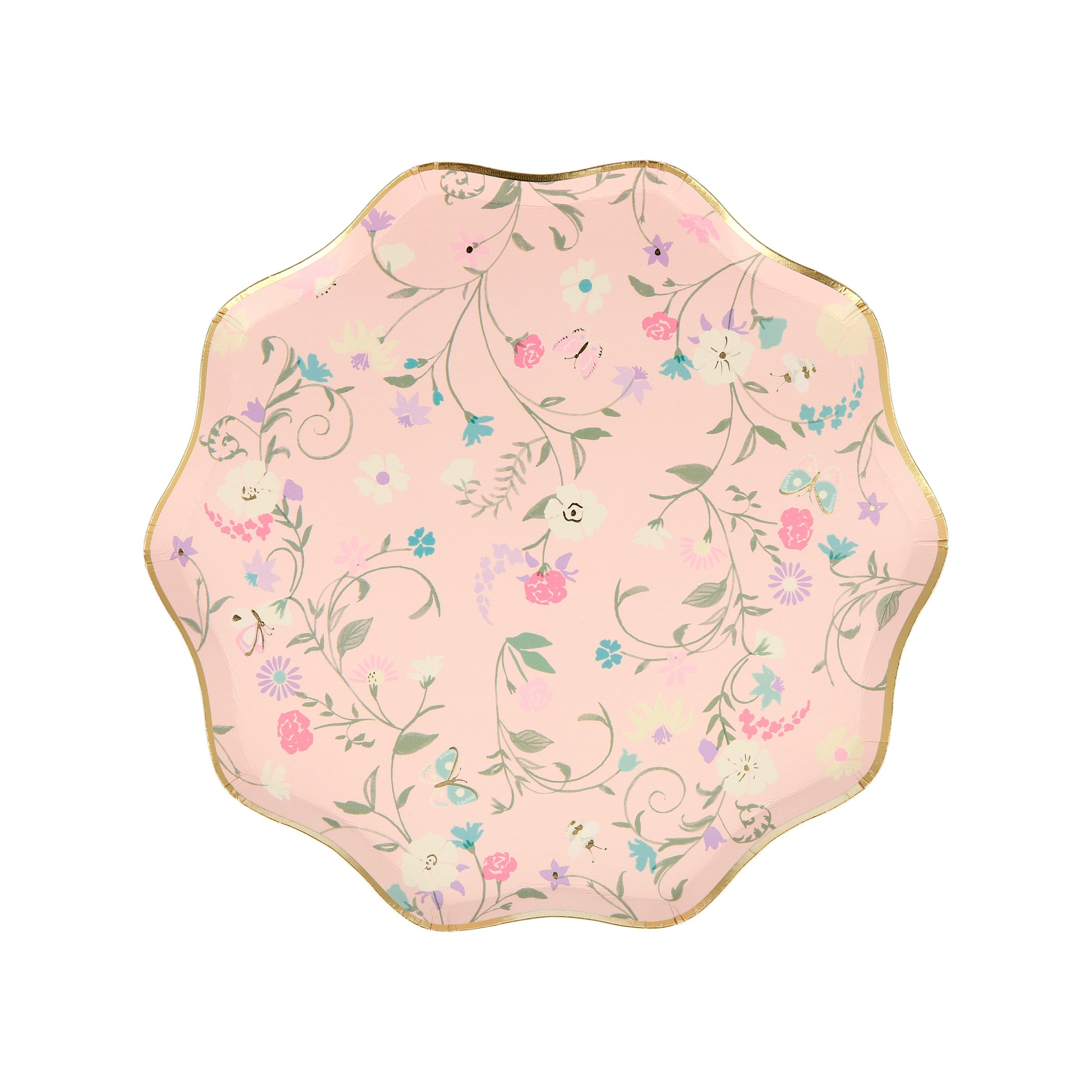 Small Flower Plates(8 Pack)