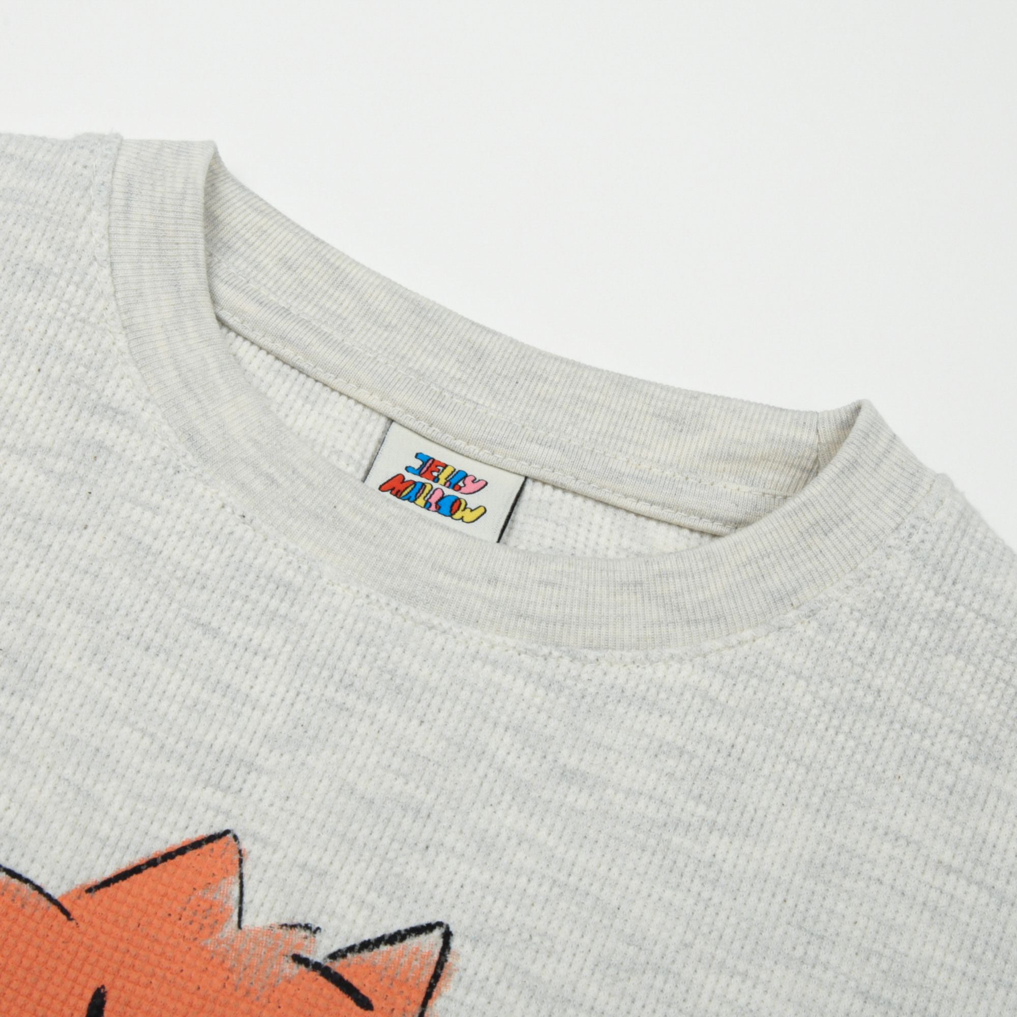 Boys & Girls Oatmeal Printed Cotton T-Shirt