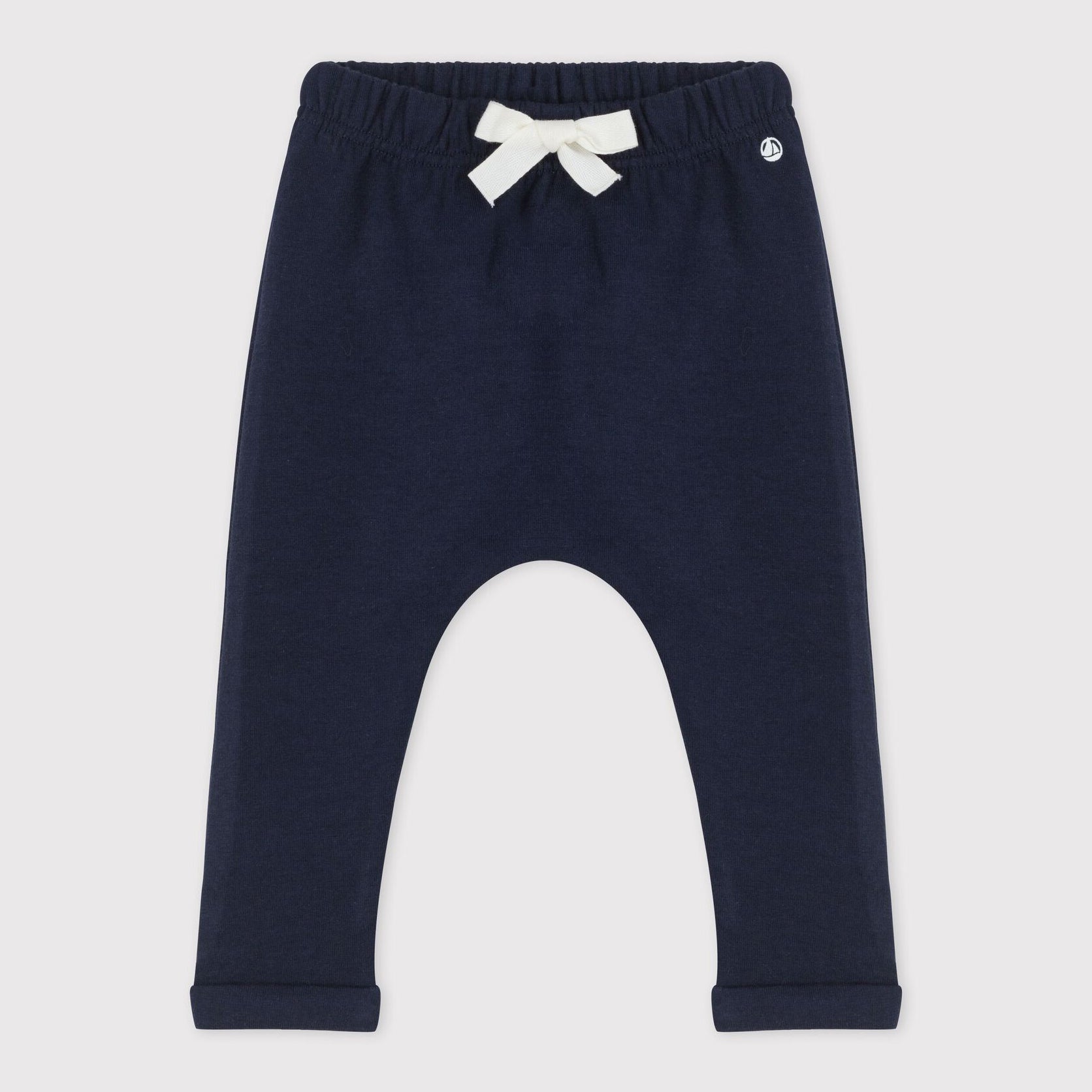 Baby Boys & Girls Navy Cotton Trousers