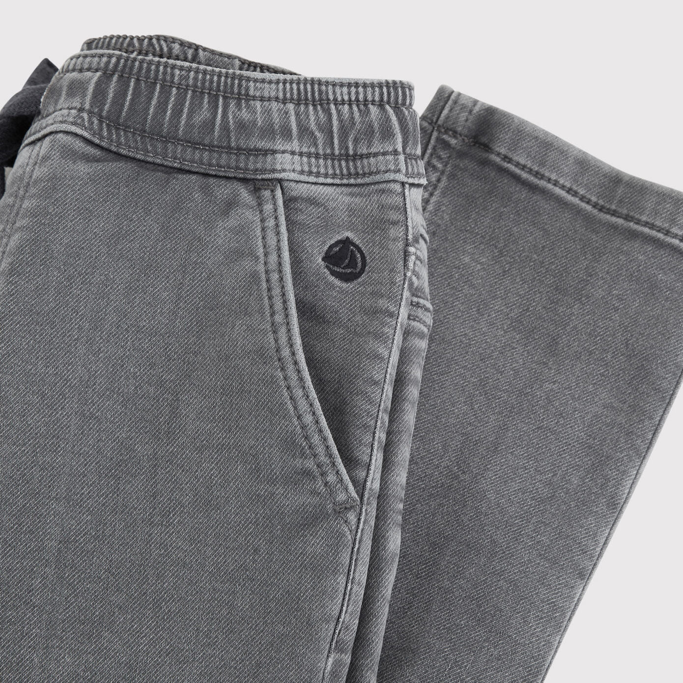 Boys & Girls Grey Denim Trousers