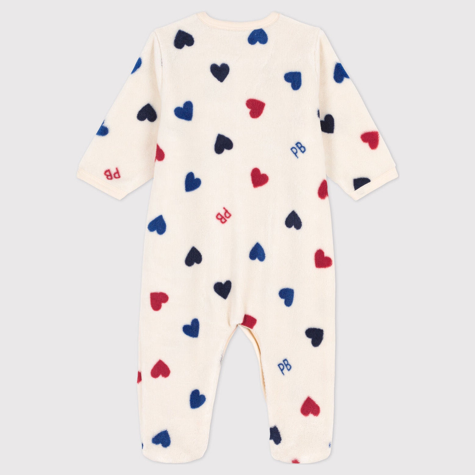 Baby Boys & Girls White Heart Babysuit