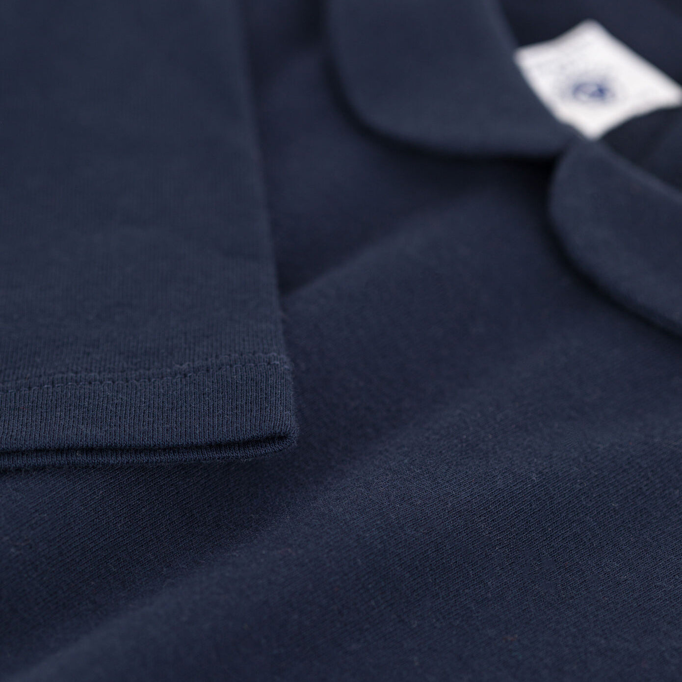 Girls Navy Cotton T-Shirt