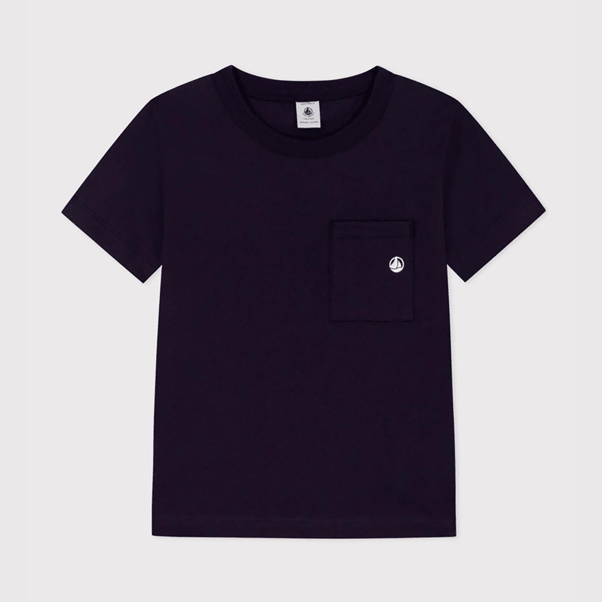 Boys Navy Cotton T-Shirt