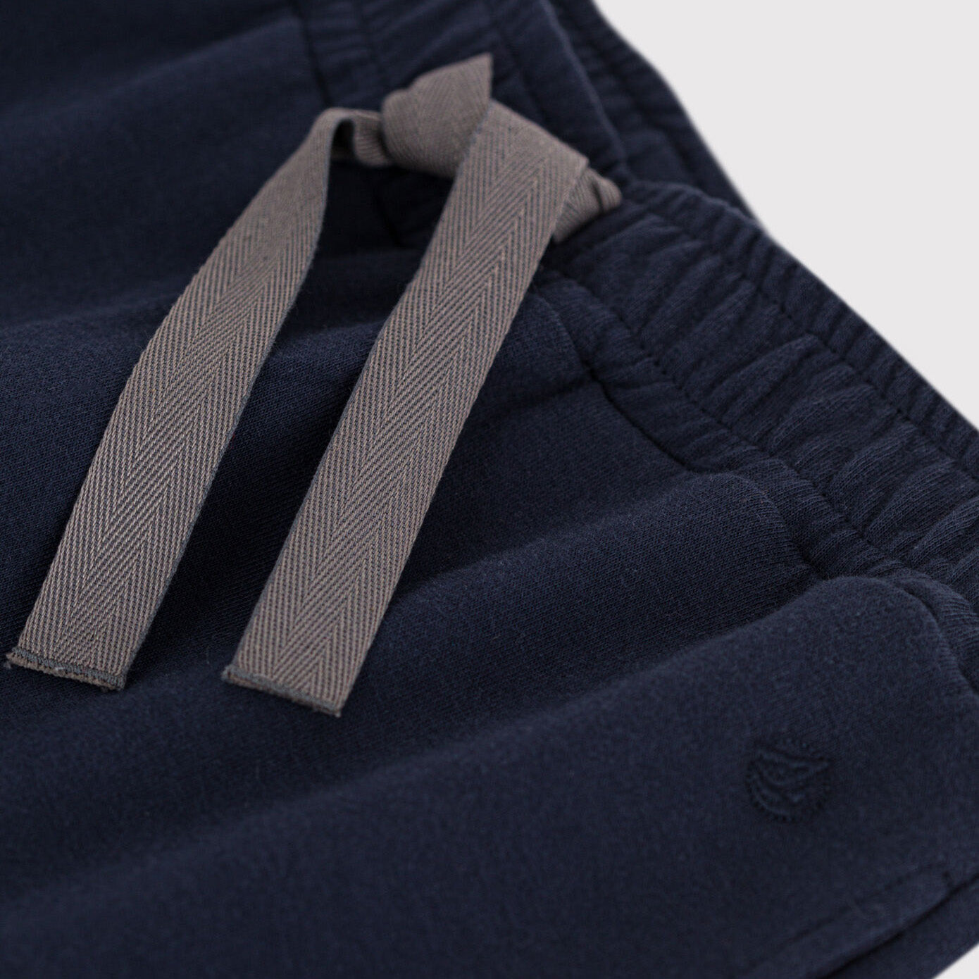 Girls Navy Cotton Trousers