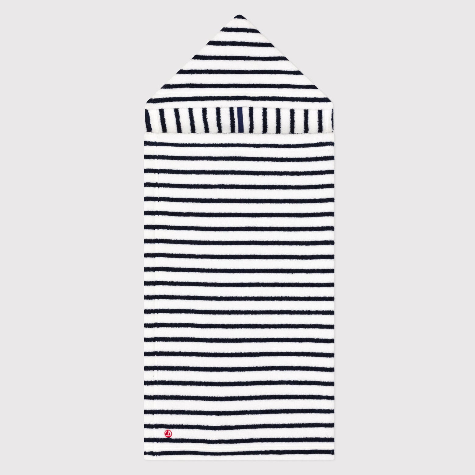 Baby Boys & Girls Navy Stripes Cotton Bath Towel