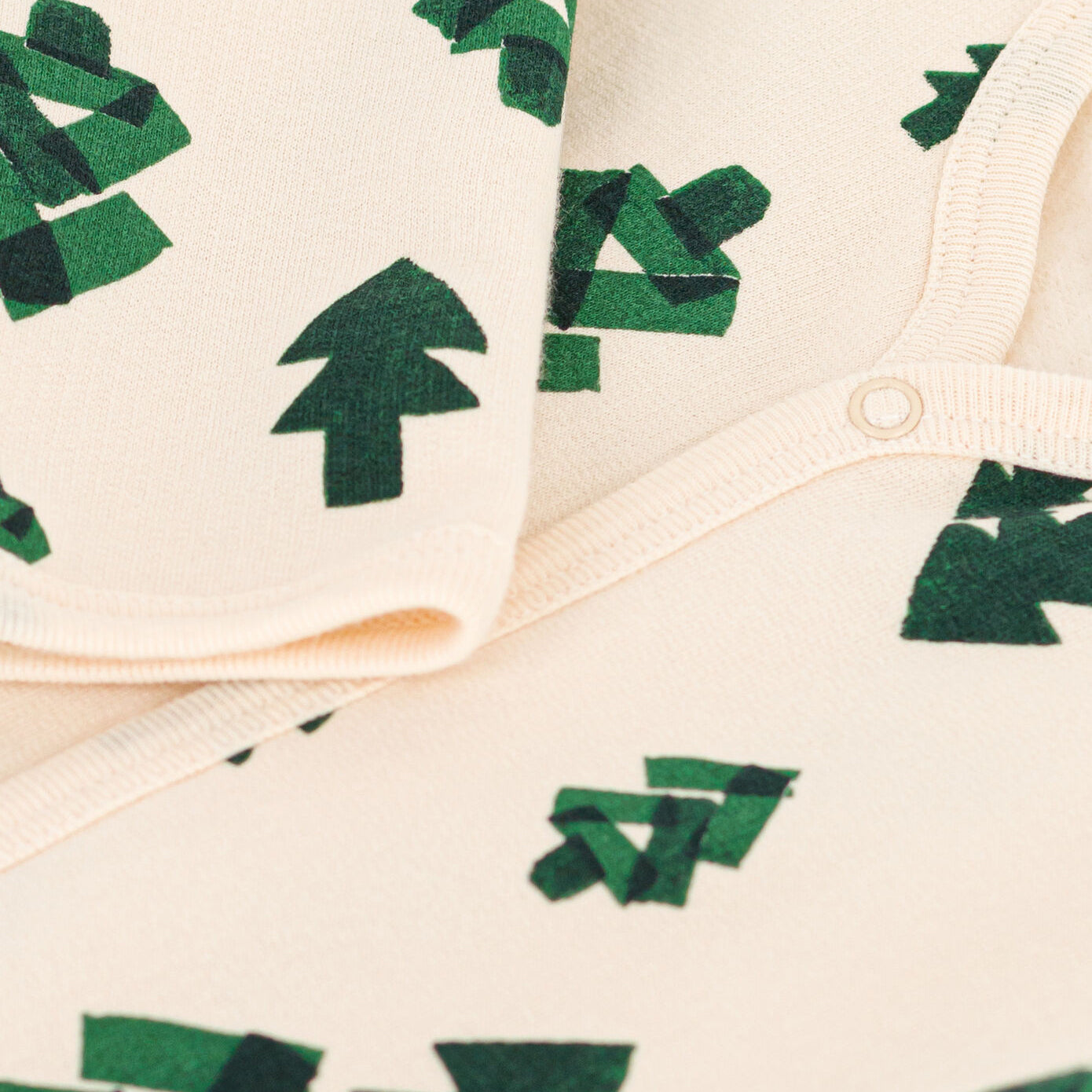 Baby Boys & Girls White Printed Cotton Babysuit