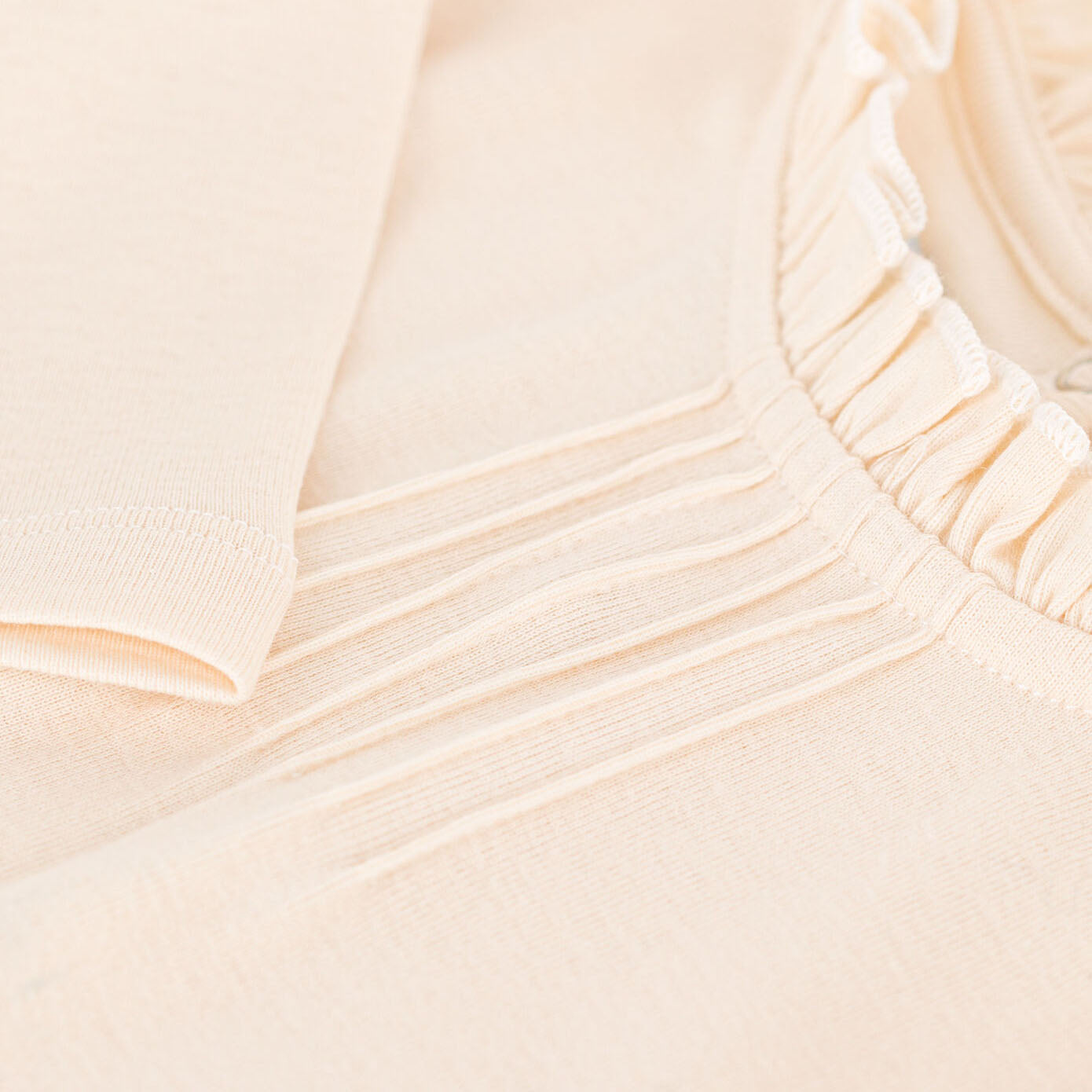 Girls White Cotton T-Shirt