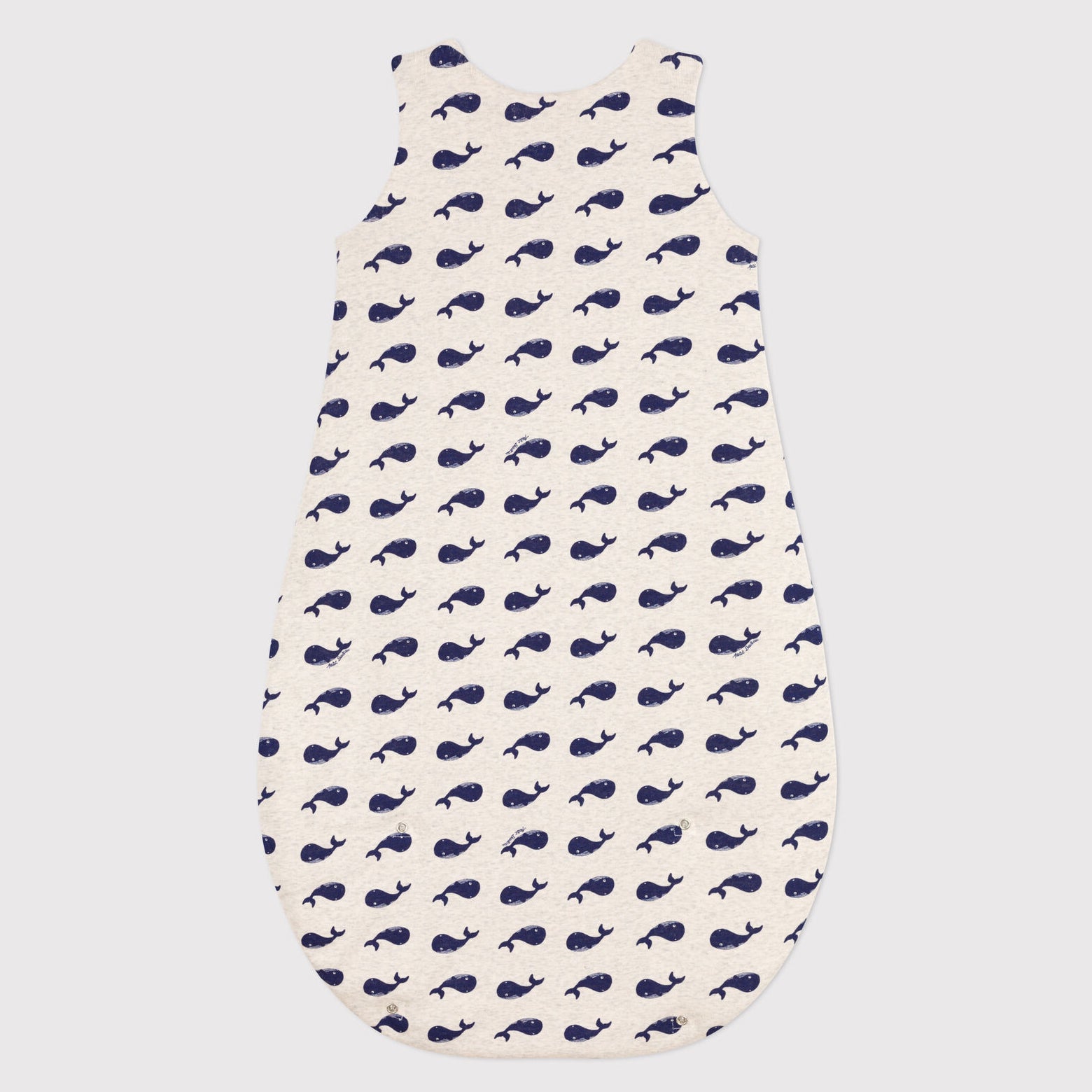 Baby Boys & Girls Light Grey Printed Cotton Sleep Bag