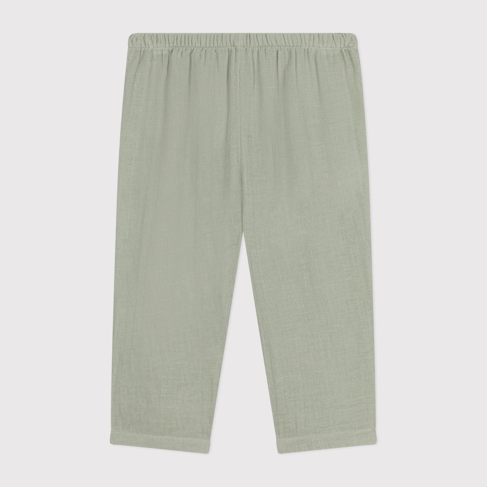 Baby Boys & Girls Mint Cotton Trousers