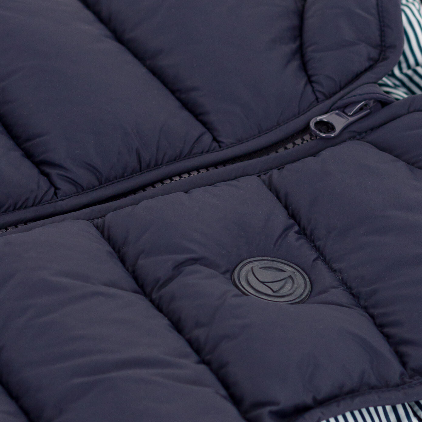 Boys Navy Padded Gilet