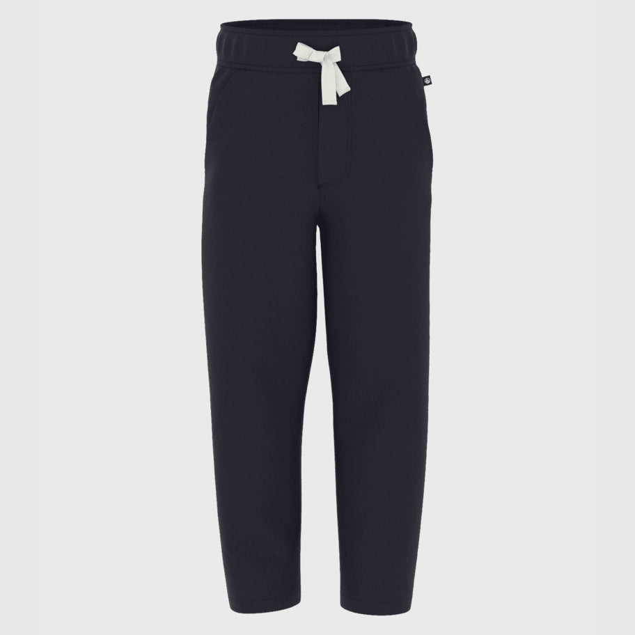 Boys Navy Cotton Trousers