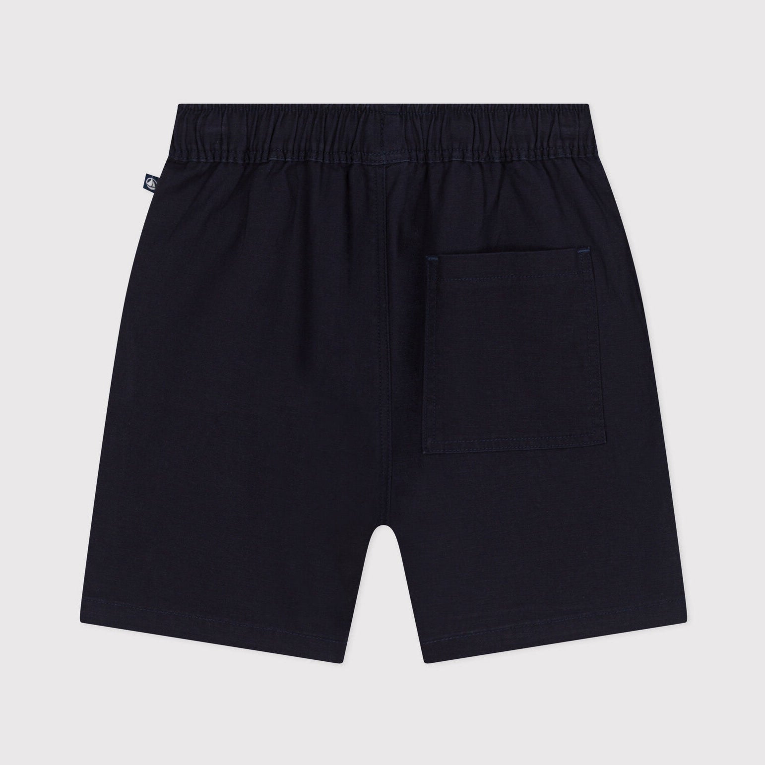 Boys Navy Cotton Shorts