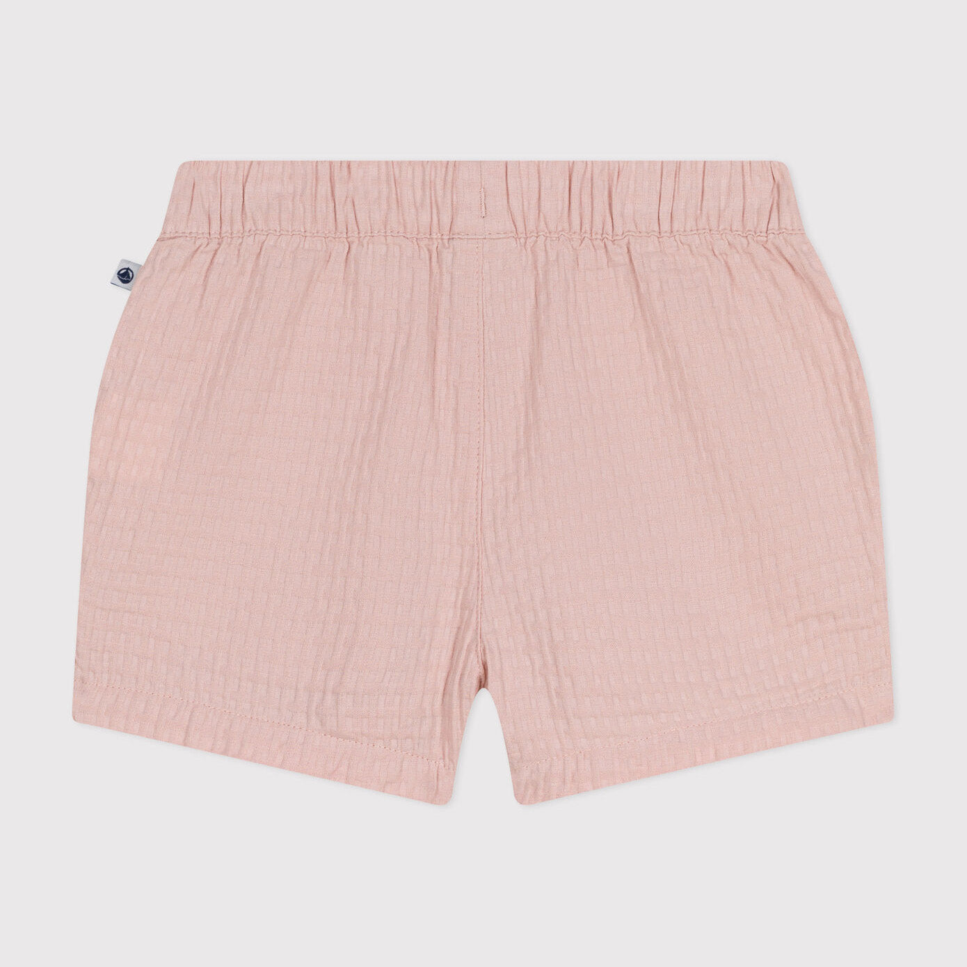 Baby Girls Pink Cotton Shorts