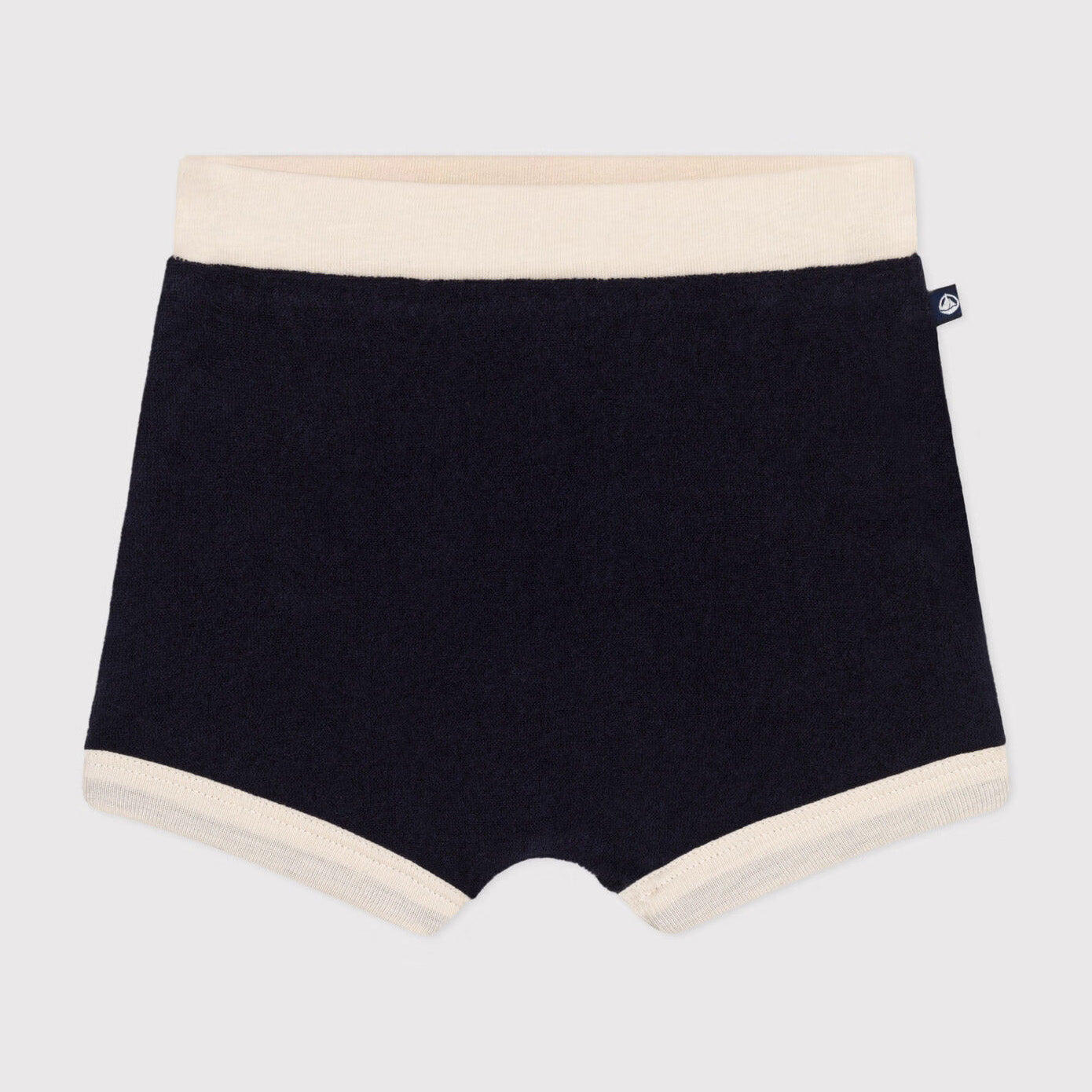 Baby Boys & Girls Navy Cotton Shorts