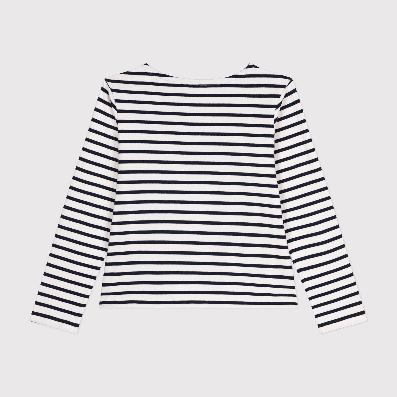 Women Navy Stripes Cotton Sweater