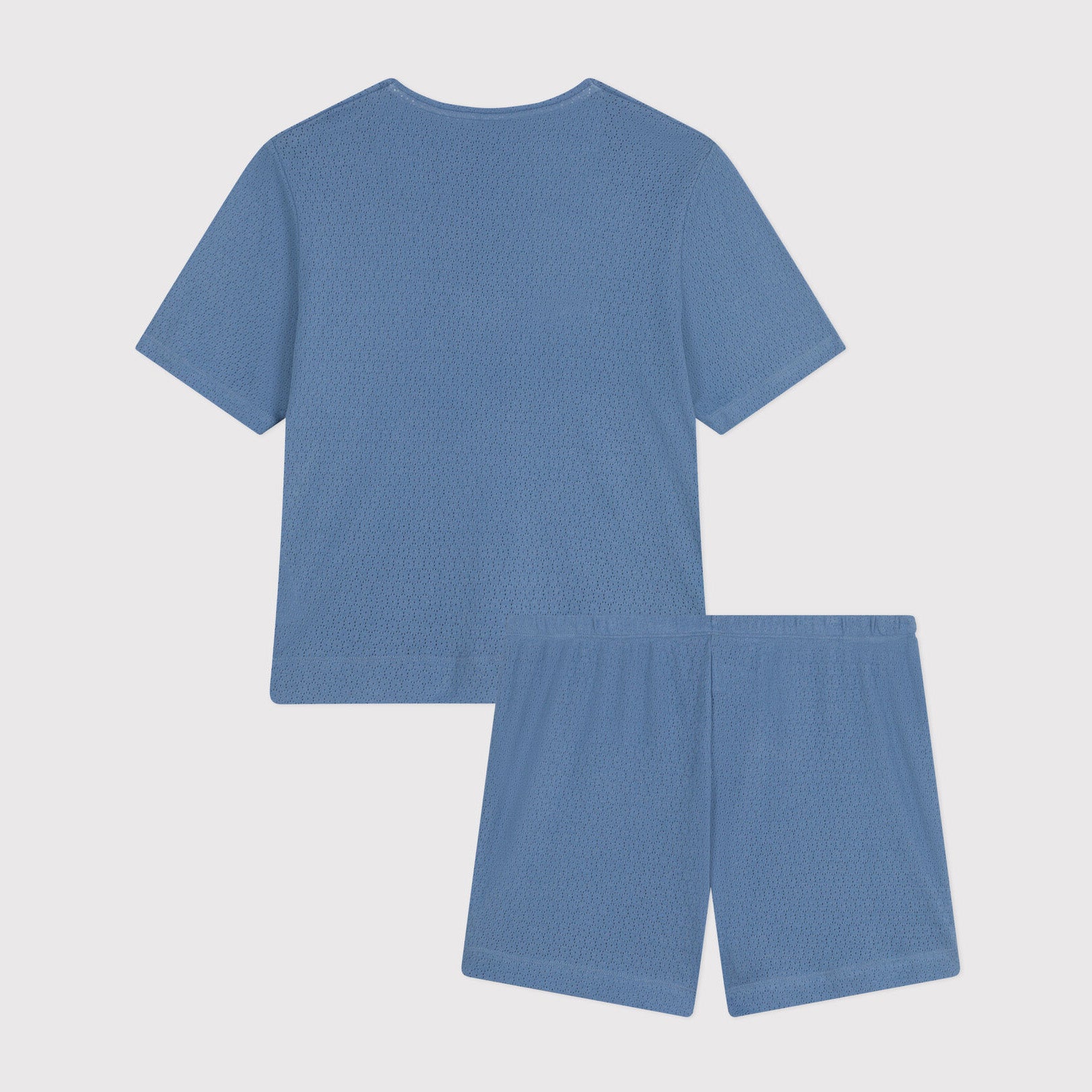 Women Blue Cotton Nightwear Set