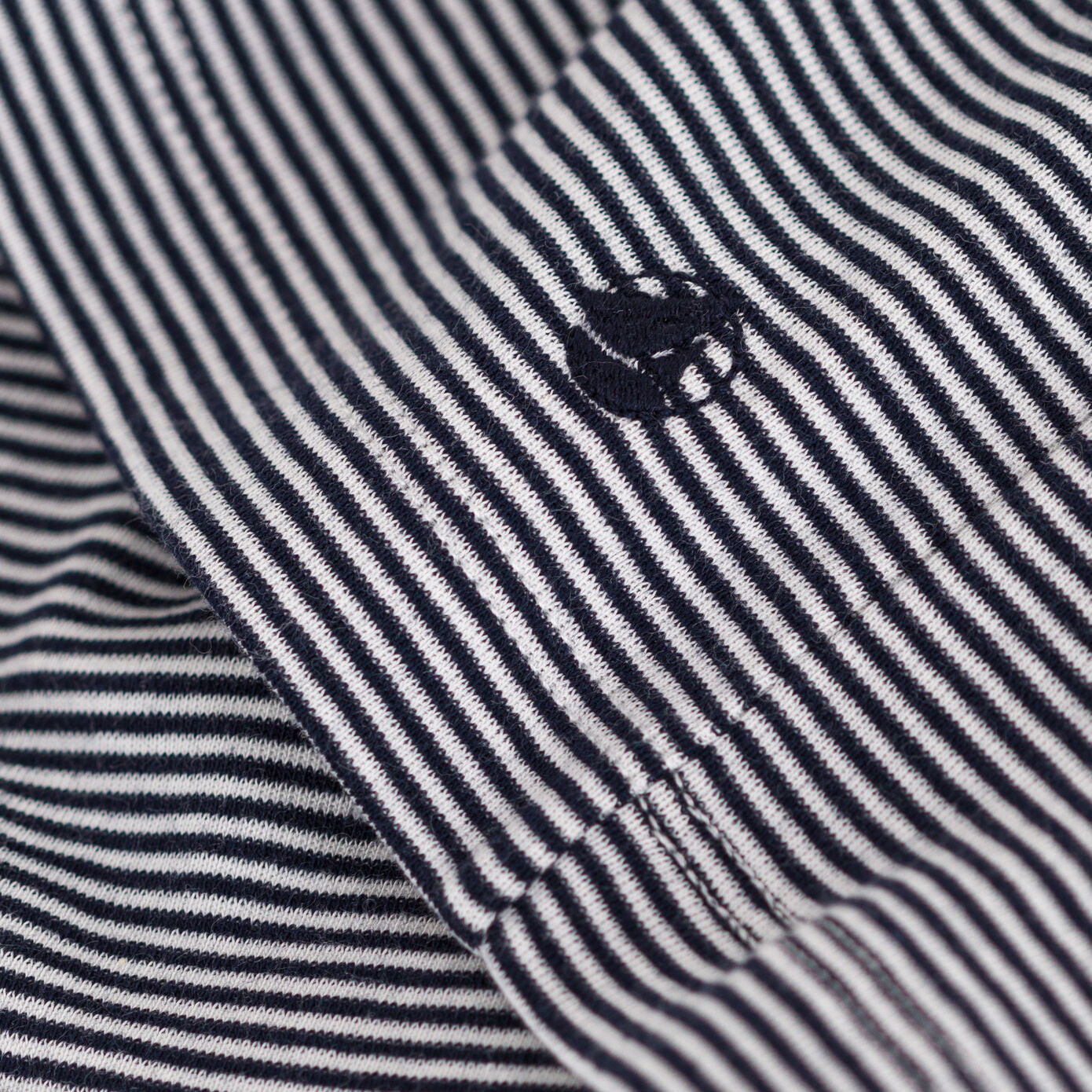 Girls Navy Stripes Cotton Dress