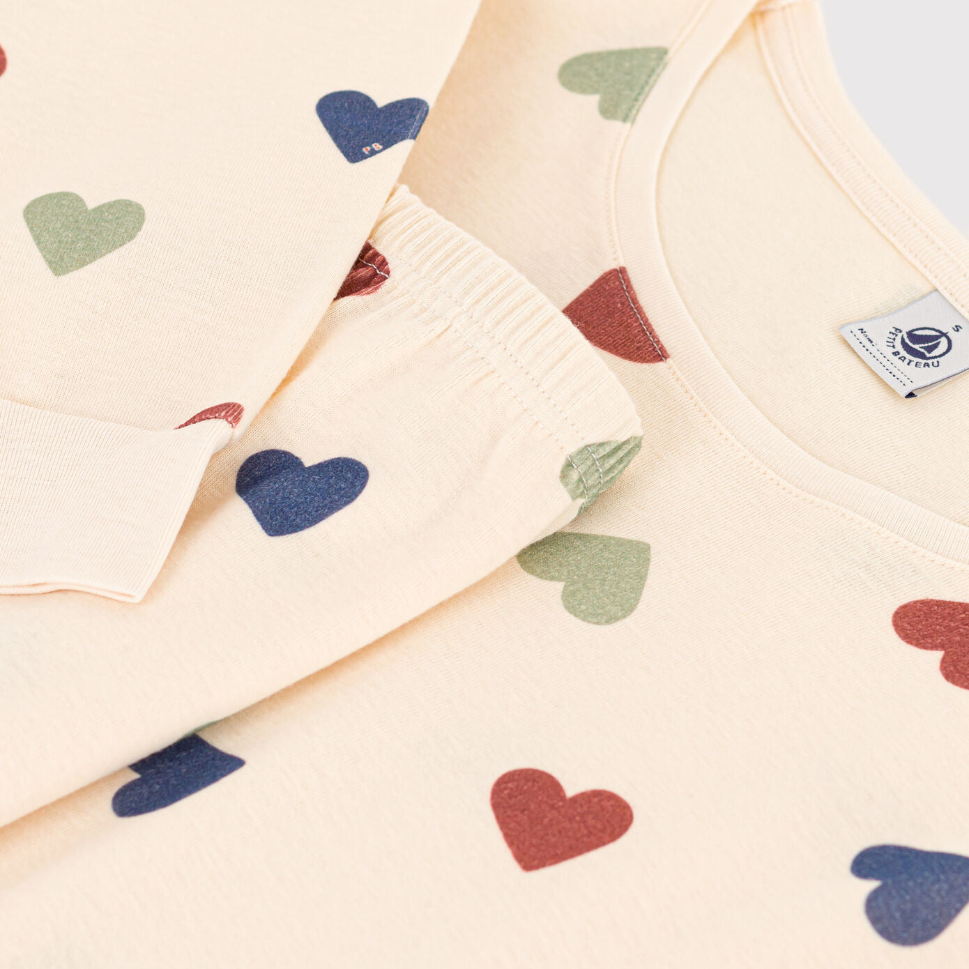Women Ivory Heart Cotton Nightwear Set