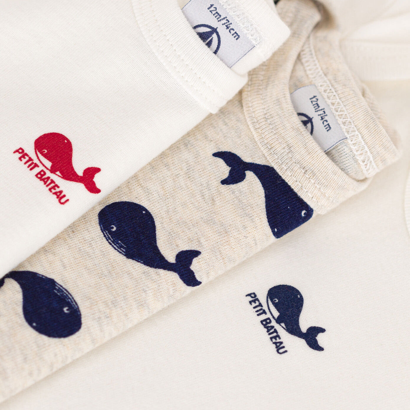 Baby Boys & Girls White Cotton Babysuit Set(3 Pack)