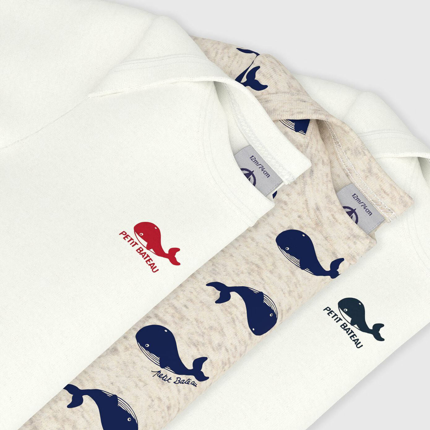 Baby Boys & Girls Tricolor Cotton Babysuit Set(3 Pack)