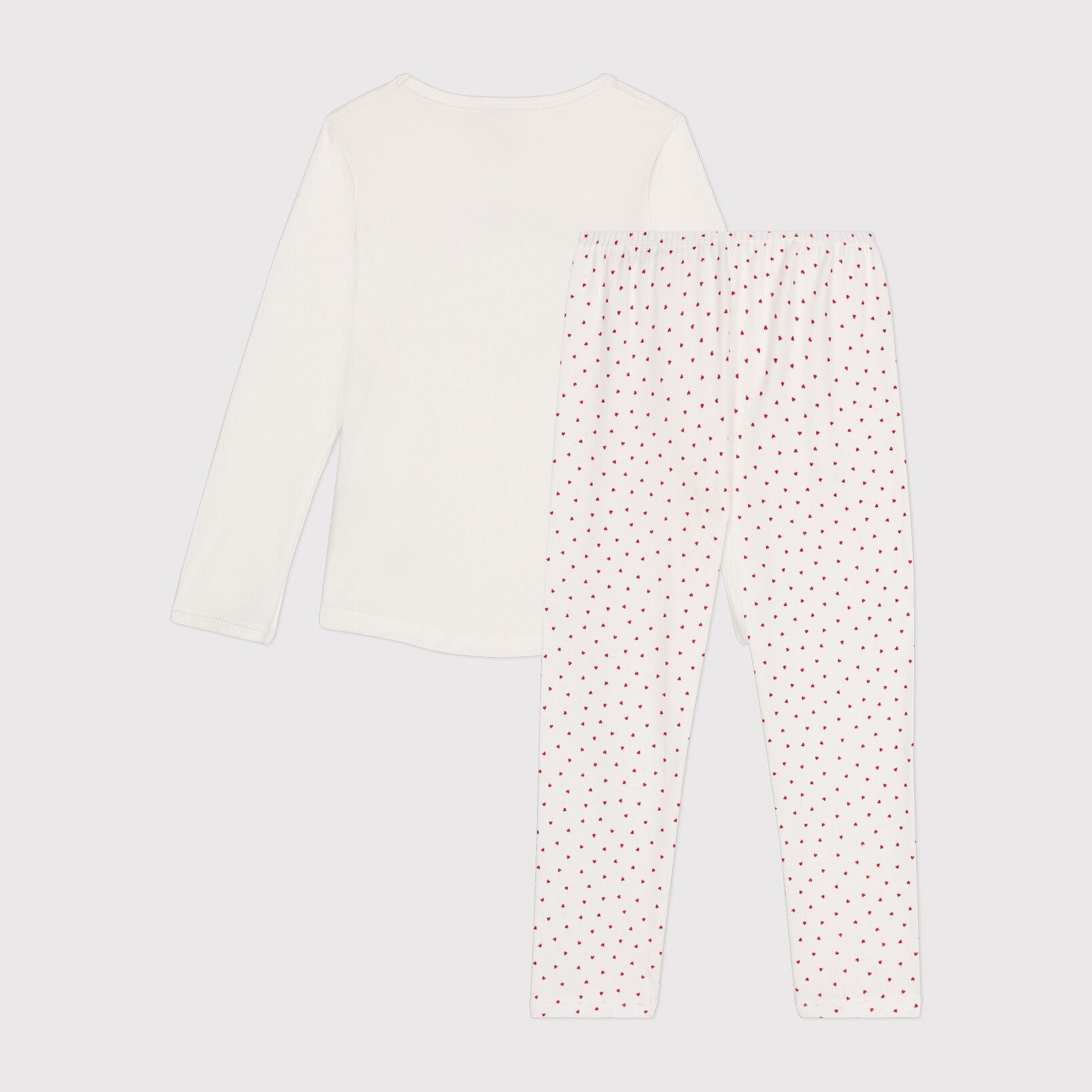 Girls White Cotton Nightwear Set