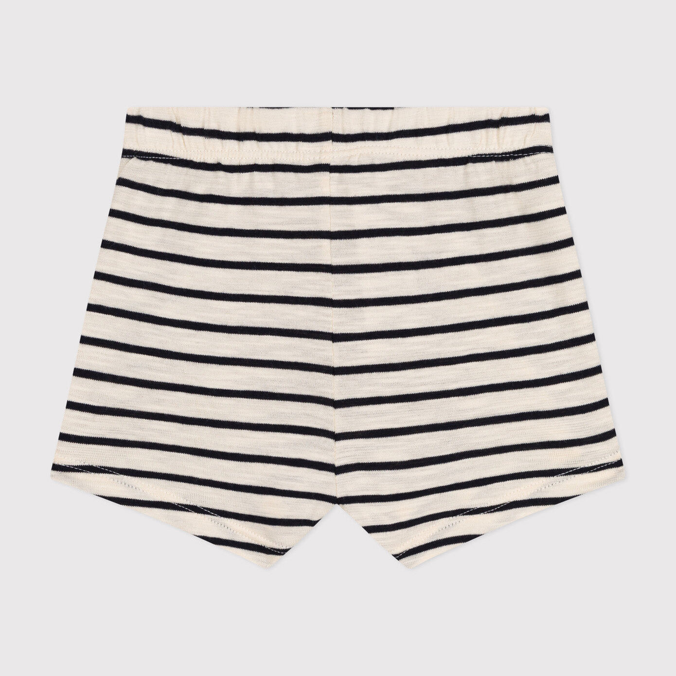 Baby Boys & Girls Navy Stripes Cotton Shorts