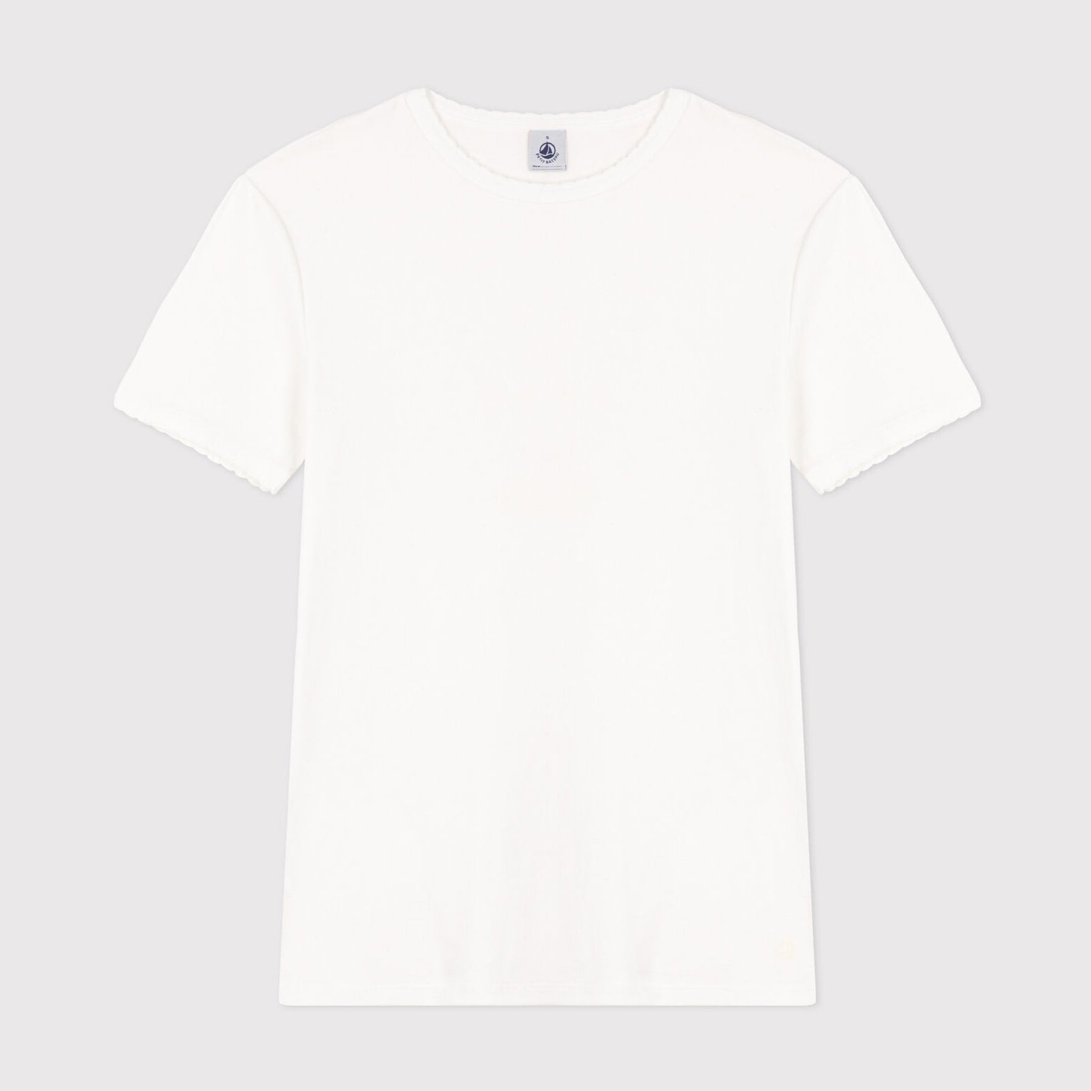Women White Cotton T-Shirt