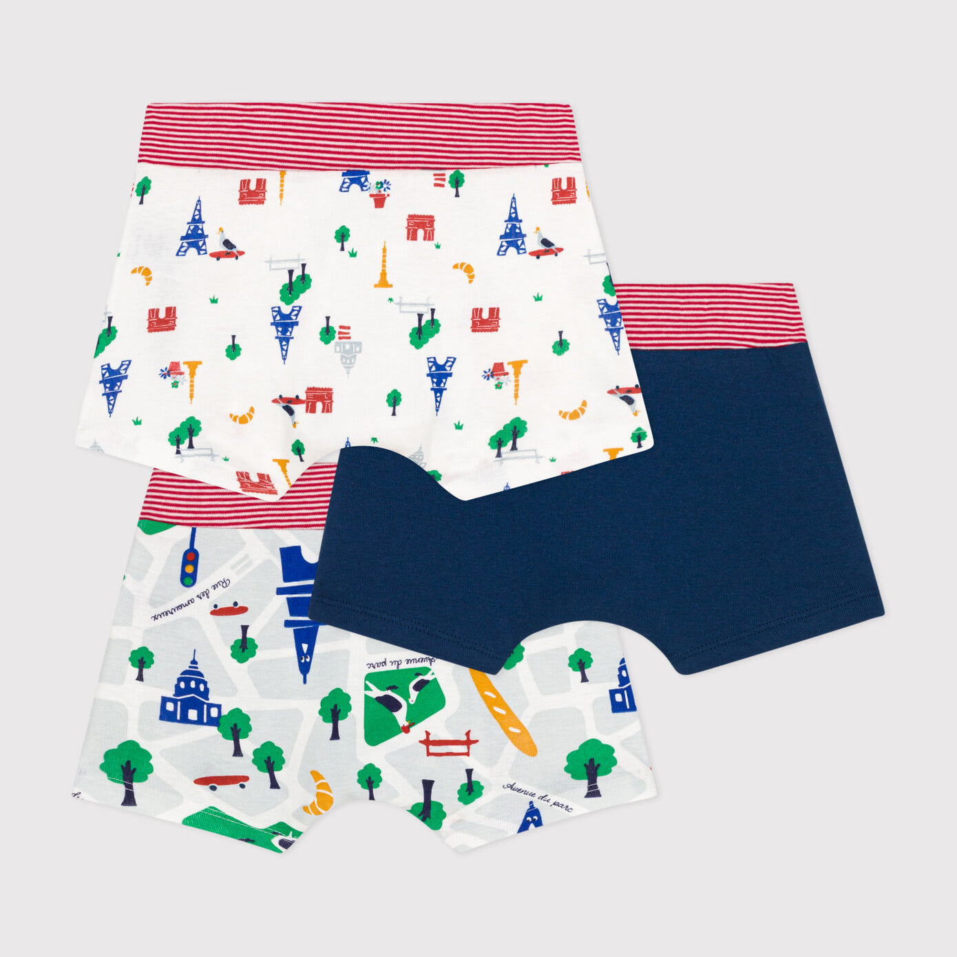 Boys Multicolor Cotton Underwear Set(3 Pack)