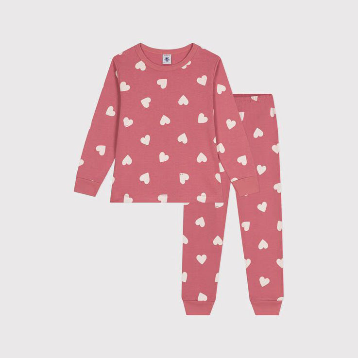 Girls Pink Printed Logo Cotton Set