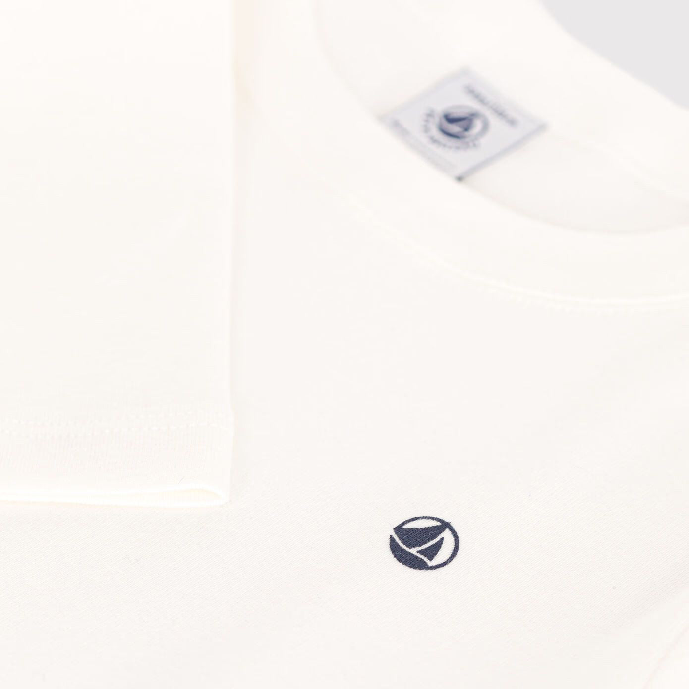 Girls Ivory Logo Embroidery Cotton Shirt