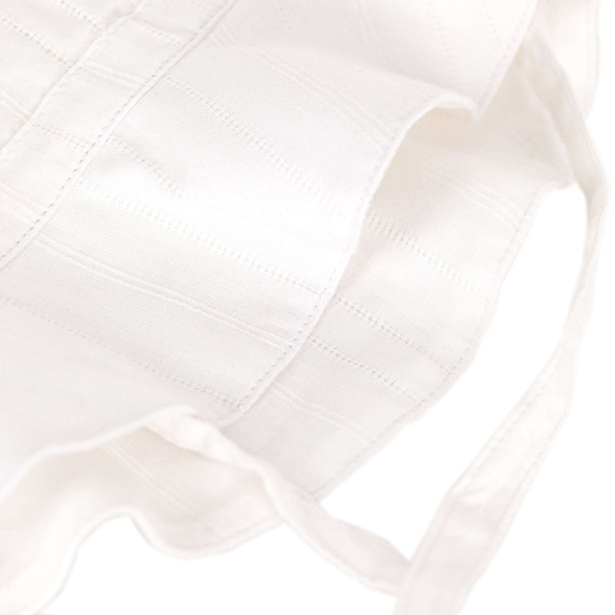 Baby Girls White Cotton Hat