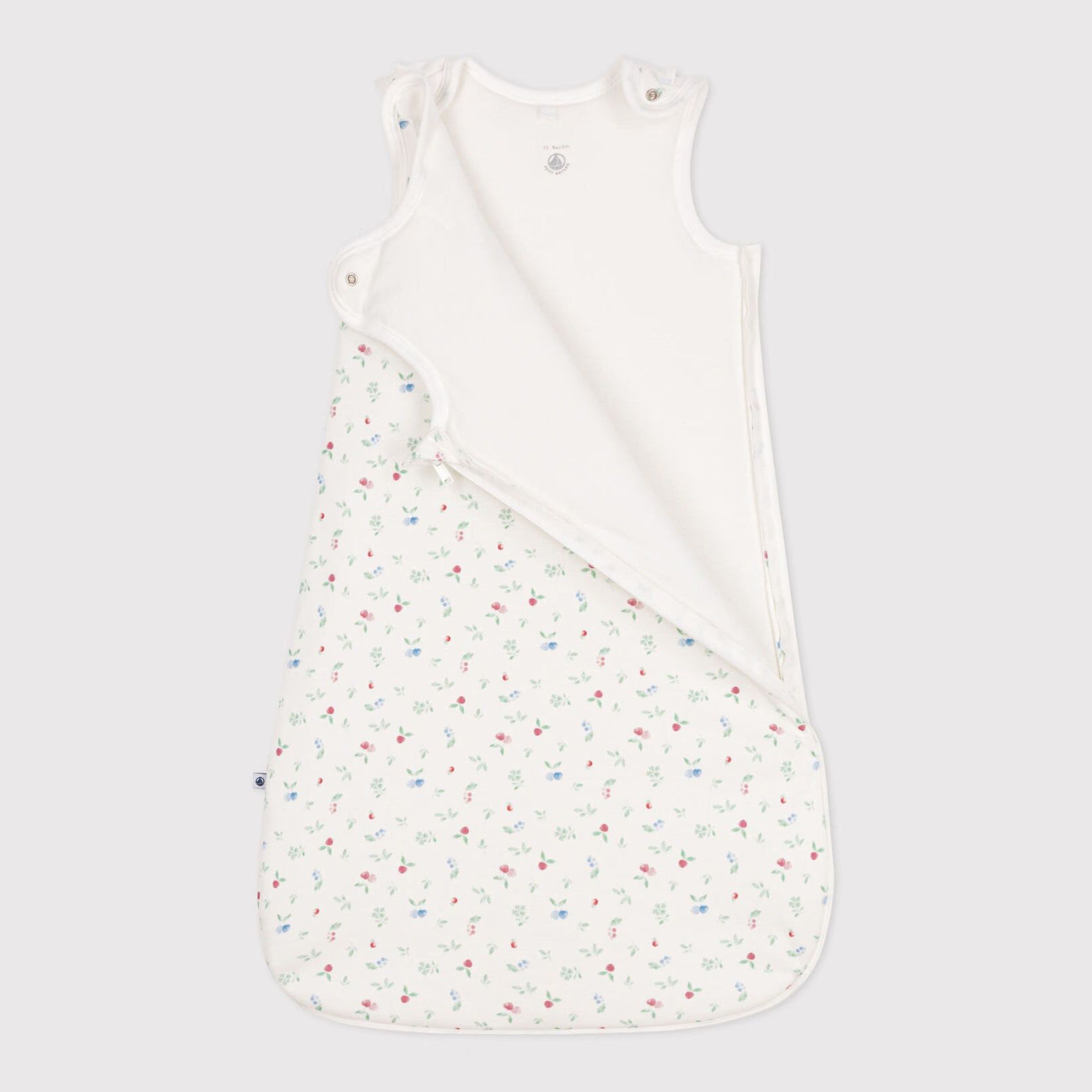 Baby Boys & Girls Ivory Floral Cotton Sleeping Bag