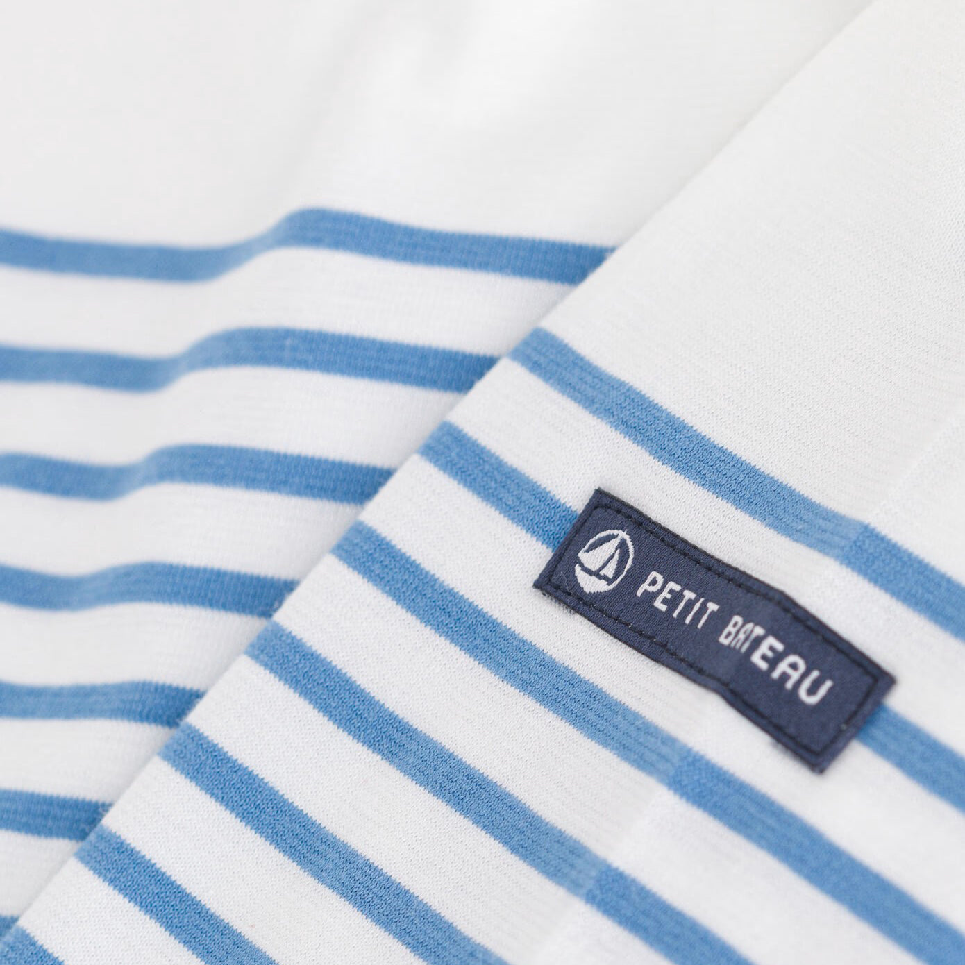 Boys Blue Stripes Cotton T-Shirt