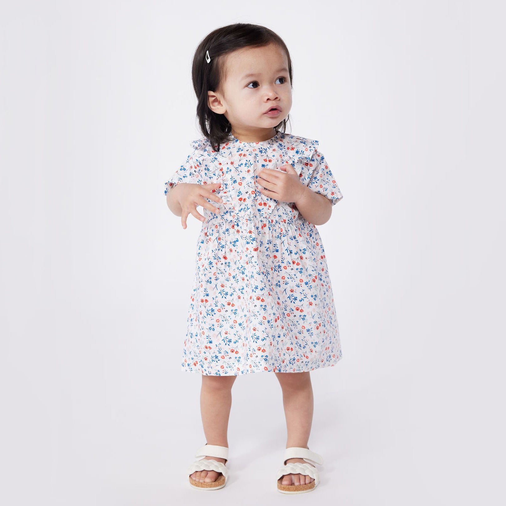 Baby Girls Colorful Floral Cotton Dress
