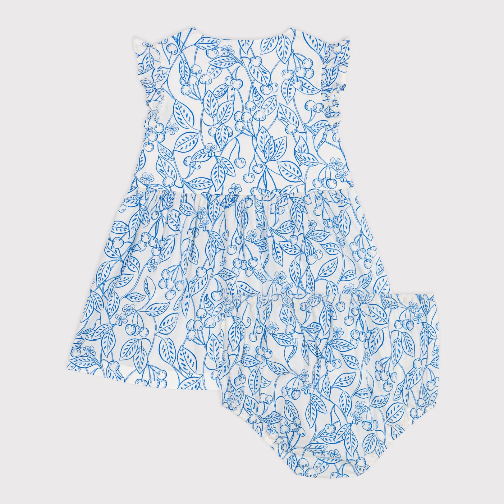 Baby Girls Light Blue Cotton Dress