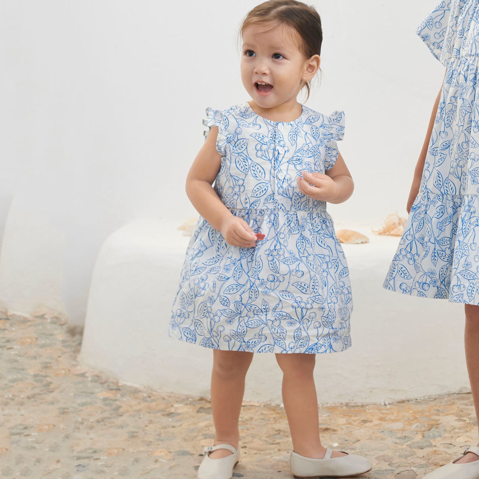 Baby Girls Light Blue Cotton Dress
