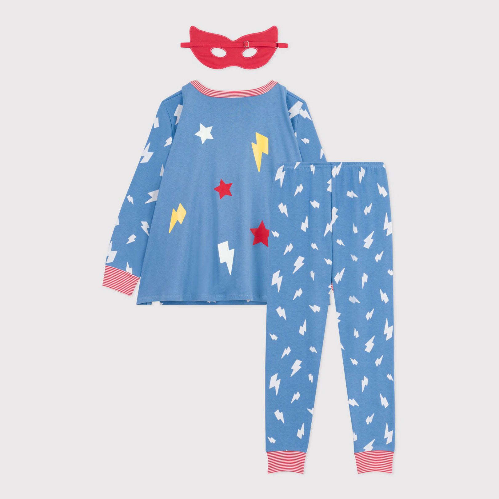 Boys Blue Cotton Nightwear Set