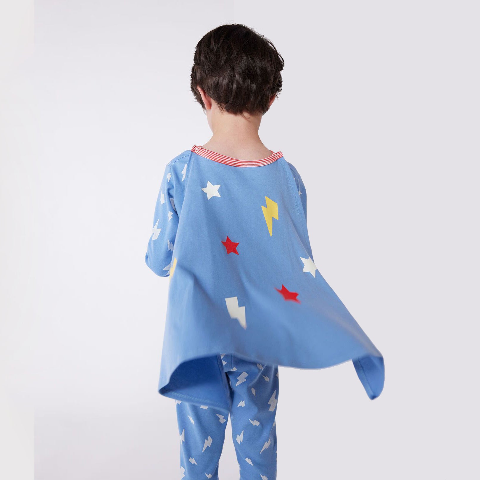 Boys Blue Cotton Nightwear Set