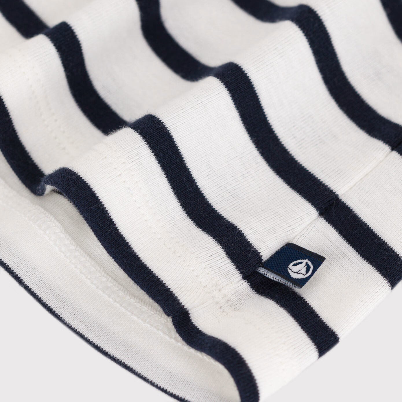 Baby Deep Blue Stripes Cotton Dress