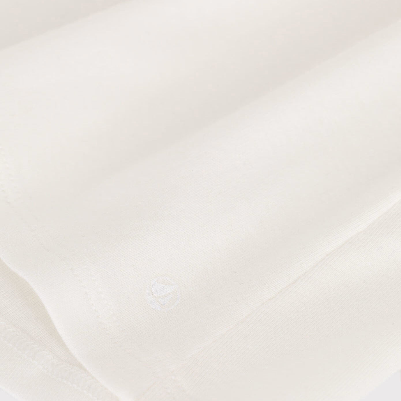 Baby Girls Ivory Cotton T-Shirt