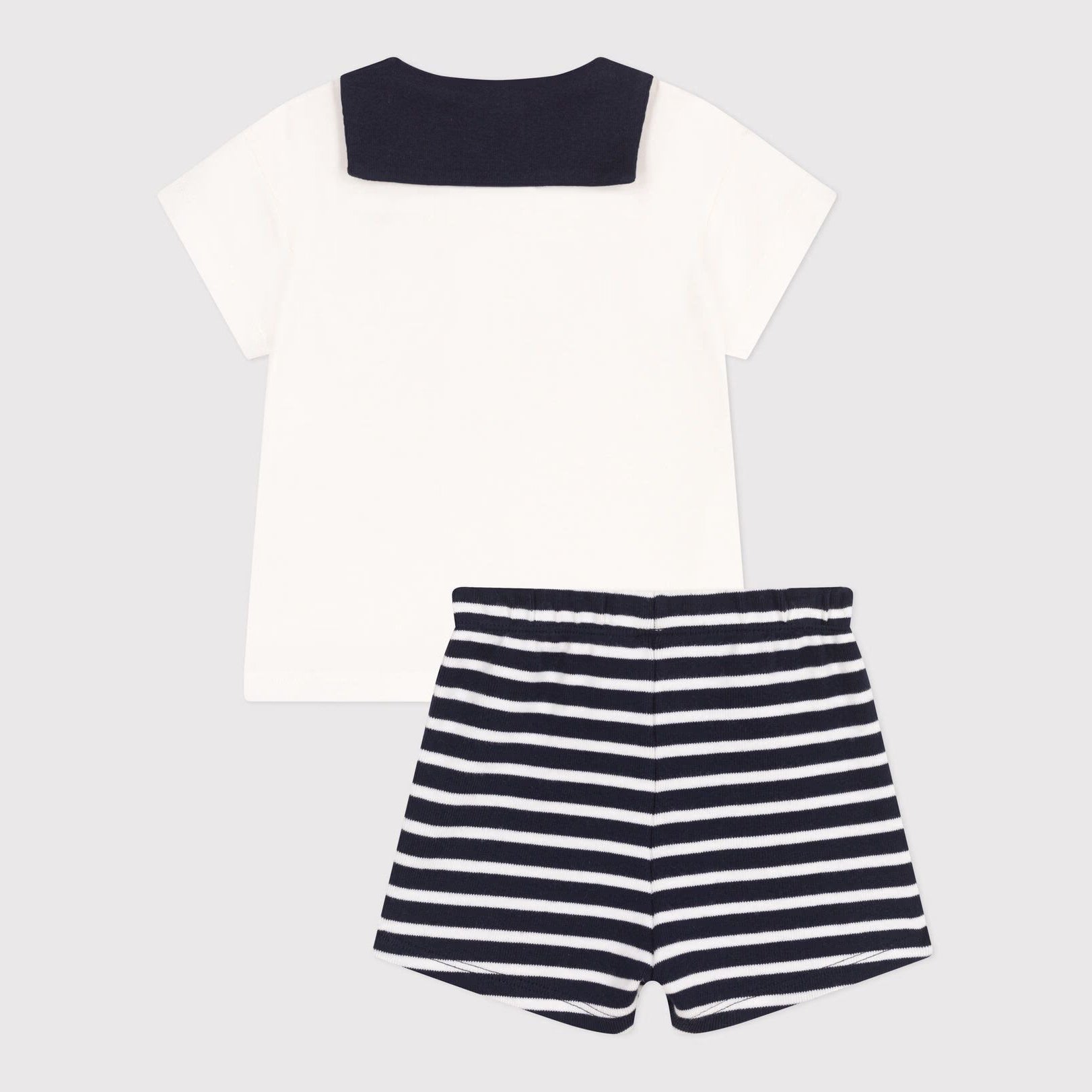 Baby Boys & Girls White Logo Cotton Set