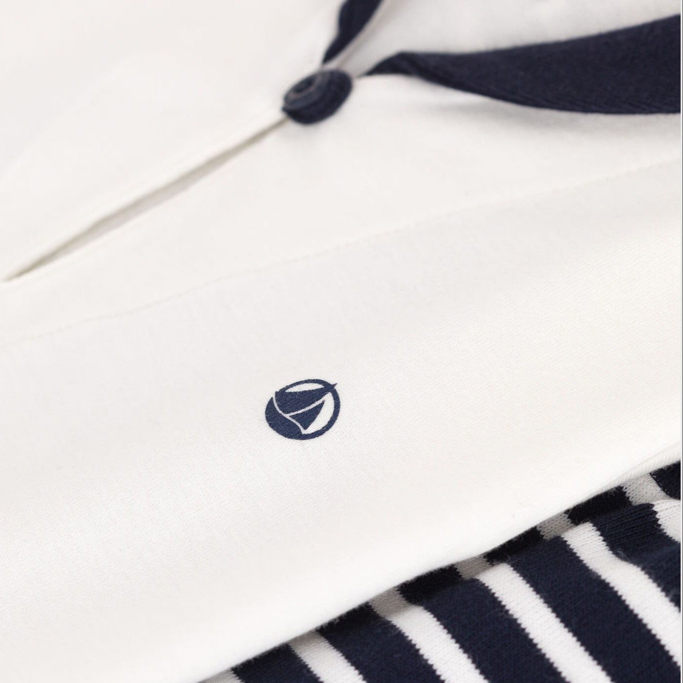 Baby Boys & Girls White Logo Cotton Set